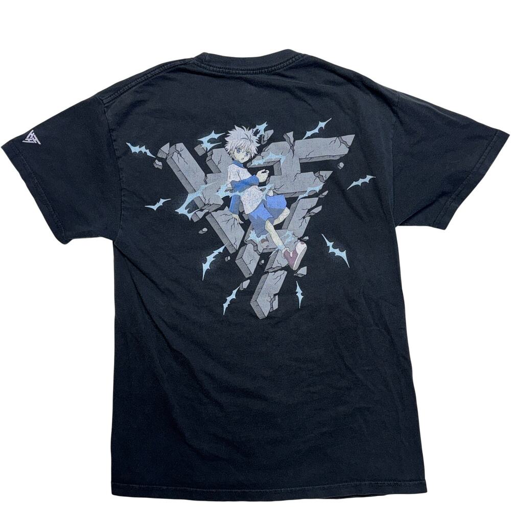 Hunter x Hunter T Shirt Small Black Killua Anime Graphic Manga Streetwear Tee